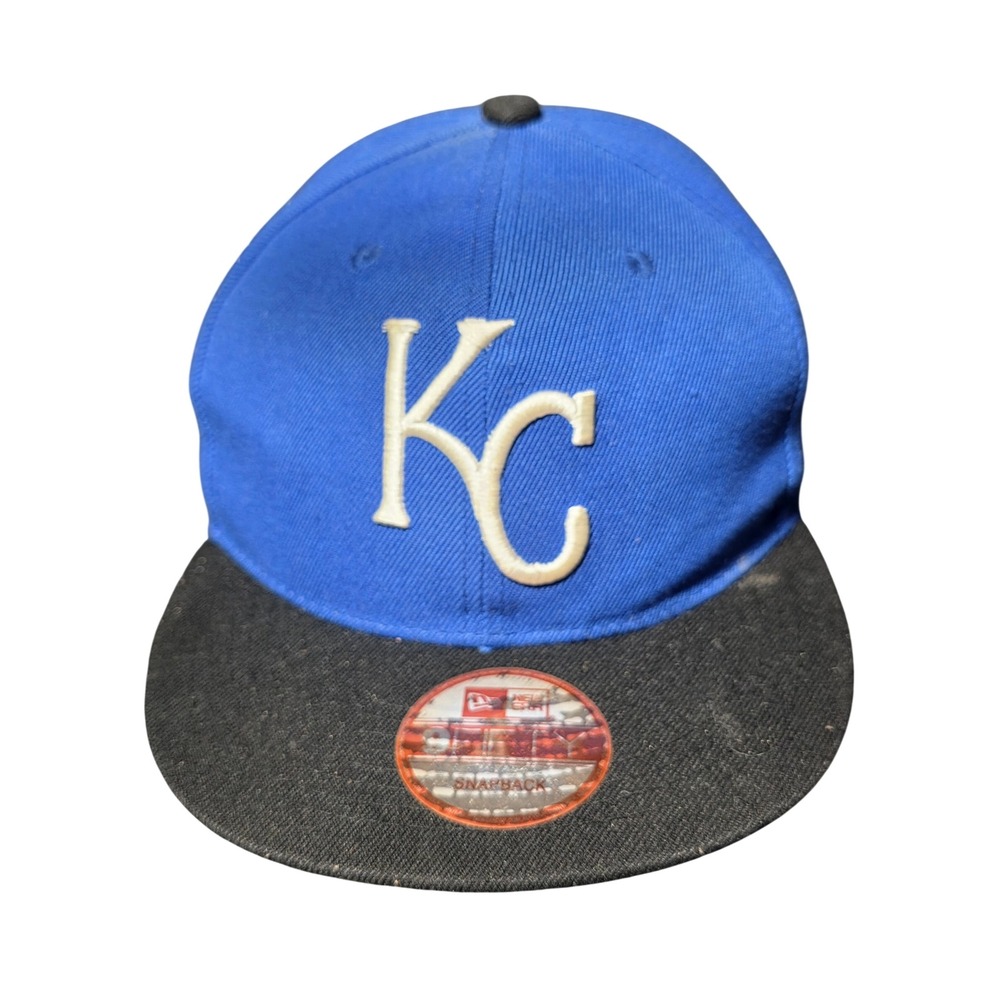 New Era 9FIFTY Kansas City‎ Royals Snapback Hat Blue Black MLB Baseball Cap